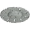 Ekena Millwork Needham Ceiling Medallion (Fits Canopies up to 4 1/4"), 14 5/8"OD x 2 1/4"P, Primed White CM14NE - alternate 2